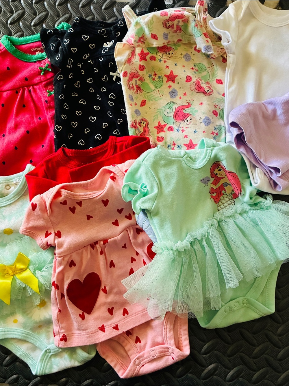 Baby Girl outfits Carter’s, Disney, Nike and Baby Essentials.